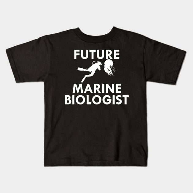 Future Marine Biologist Kids T-Shirt by KC Happy Shop